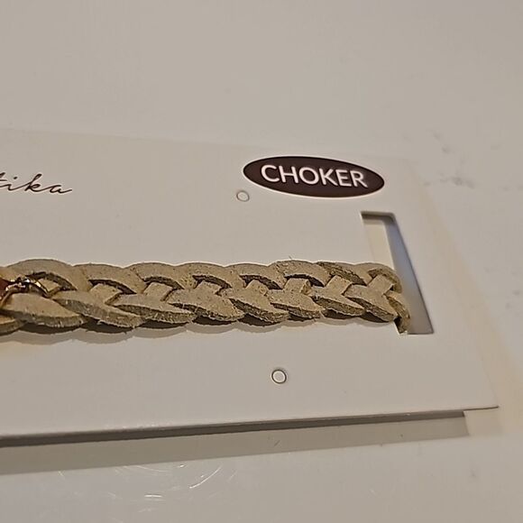 Tan and pink choker NWT - Picture 4 of 8